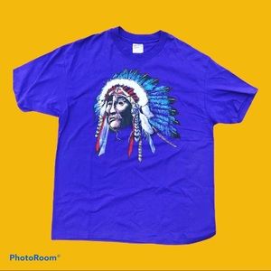 90s Vintage Indian 3 Shirts bundle 🦅  🐃  ⛰ ☁️